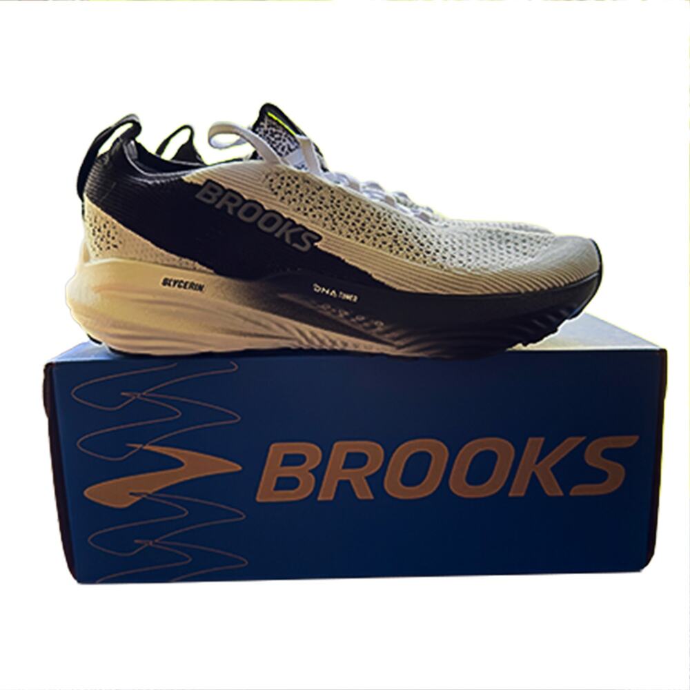 Brooks Glycerin StealthFit 22 Running Shoes 120437 White/Black Women's 9M NIB - Picture 5 of 10